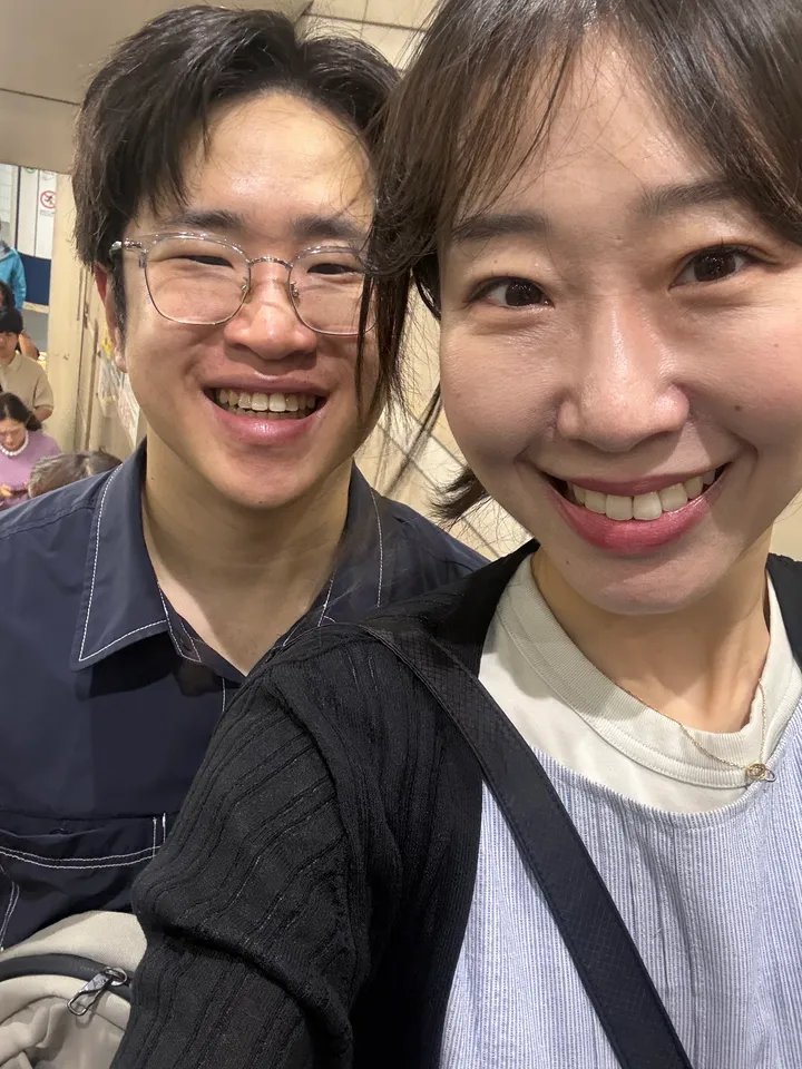 도쿄 시부야 여행에서 찍은 셀카